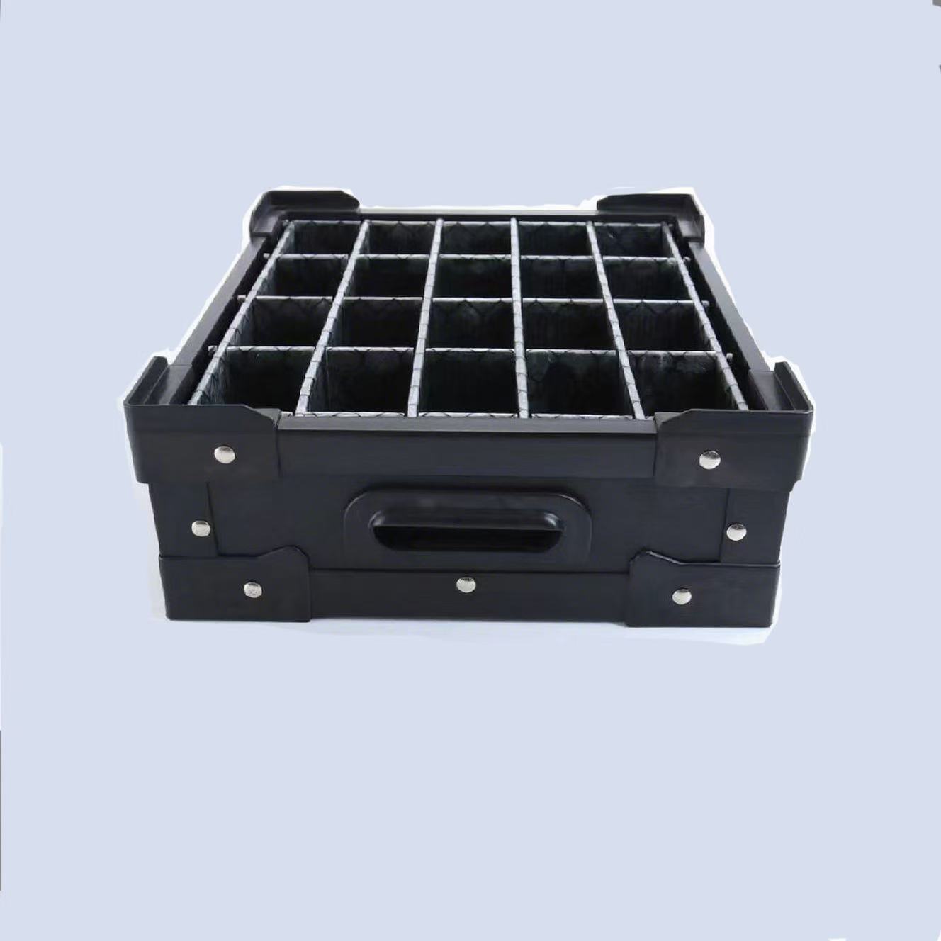 Anti-static honeycomb cell container